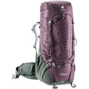 Deuter Women's Aircontact Pro 65+15 SL Trekking Backpack, Aubergine-Ivy, 80 L｜awa-outdoor