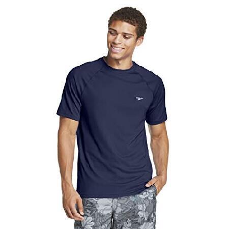 Speedo Men's Big ＆ Tall Uv Swim Shirt Short Sleeve...