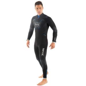 SEAC Space, one-Piece Wetsuit in 5 and 7 mm Ultrastretch Neoprene, with calibrated Sizes