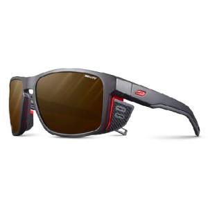 Julbo Shield M ユニ サングラス (1パック), 半透明ブラック。, 54