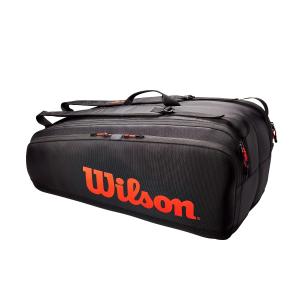 ウイルソン（Wilson） テニス バッグ TOUR バックパック BLK/RED WR8011401001 （ブラック×レッド/ＦＦ/Men's、Lady's）｜awa-outdoor