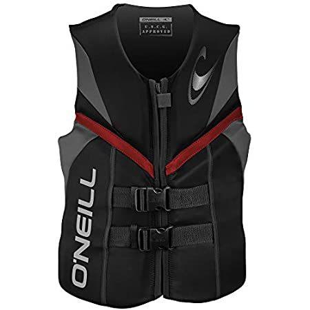 O&apos;Neill Men&apos;s Reactor USCG Life Vest, Black/Graphi...