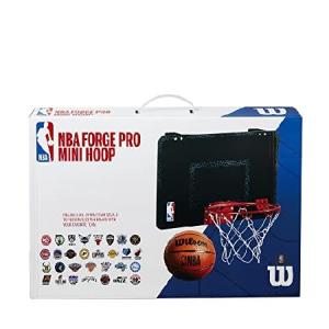 Wilson(ウイルソン) バスケットボール用ゴール NBA FORGE TEAM MINI HOOP (NBA フォージ チーム ミニ フープ) ゴール高さ27.9cm×幅45.7cm × ボール : 直径 12.｜awa-outdoor