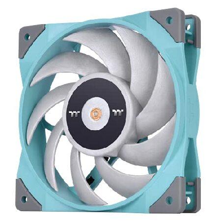 Thermaltake ToughFan 12 ターコイズ 高静圧 2000 PWM、金属強化モータ...
