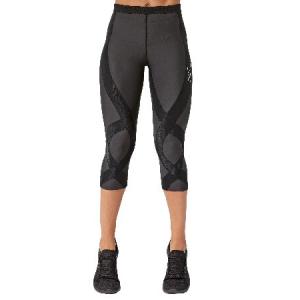 CW-X レディース Endurance Generator インシュレーター 関節と筋肉サポート 3/4 着圧タイツ, ブラック, Small