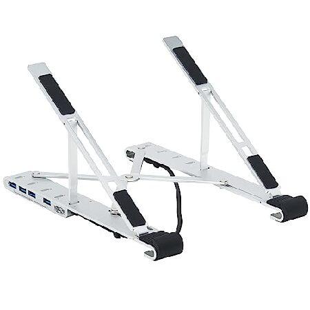 Tripp Lite (トリップライト) 4ポート USB-Cハブ ノートパソコンスタンド付き - ...