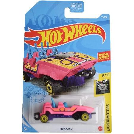 Hot Wheels Loopster, Pink Car, 1/64 Scale Die-cast...