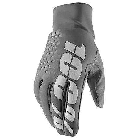 100% ハイドロマチック BRISKER 防寒モトクロス スノーモービルグローブ - 雪＆防水 M...