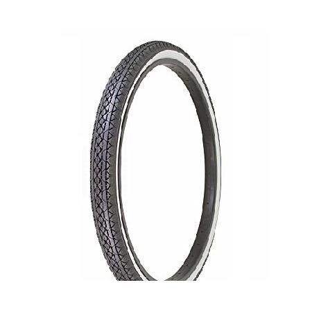 バイクタイヤ 26 x 2 x 1-3/4 S7 ブラック/ホワイト サイドウォール R-3401。