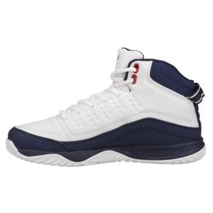 AND1 Pulse 2.0 Men’s Basketball Shoes, Indoor or Outdoor, Street or Court - White/Navy Blue/Red, 10 Medium｜awa-outdoor