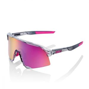 100％ ワンハンドレッド サングラス S3 60005-00017 Polished Translucent Grey - Purple Multilayer Mirror Lens