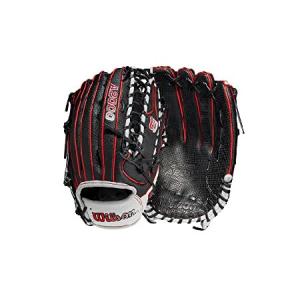 2023 Wilson A2000(R) SCOT7SS 12.75” Outfield Baseball Glove - Right Hand Throw, Black/White/Red｜awa-outdoor