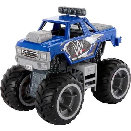 Mattel WWEアクションフィギュア ＆ 車両プレイセット Wrekkin スラムクラッシャー ...