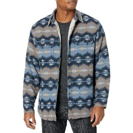 Pendleton Men's Sherpa Lined Shirt Jacket, Tye Riv...