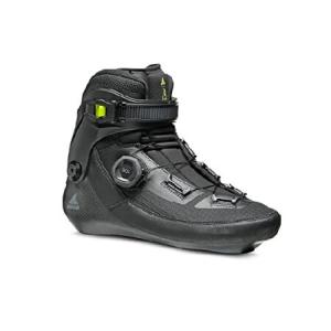 Rollerblade Revv BOA Unisex Adult Inline Skate Boot, Black, Speed Performance Inline Skate Boot