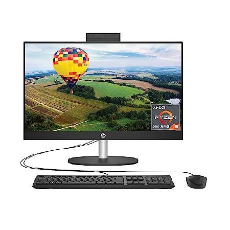 HP 23.8 inch All-in-One Desktop PC, FHD Display, A...