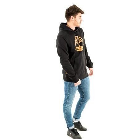 Timberland メンズ Kennebec River Tree ロゴ, ブラック/ウィートブー...