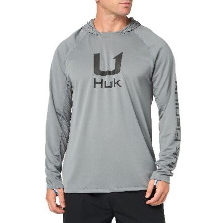 HUK Standard Icon X Hoodie, Fishing Shirt with Sun...