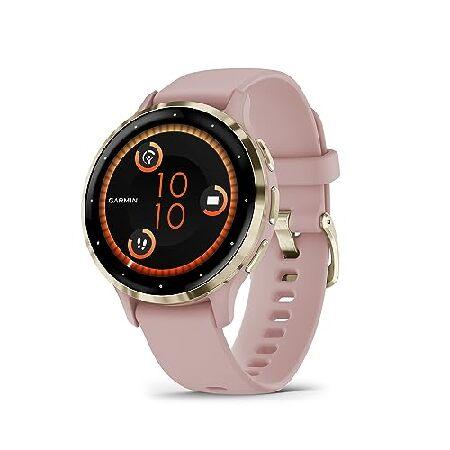Garmin Venu 3S Soft Gold Stainless Steel Bezel 1.2...