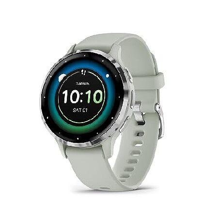 Garmin Venu 3S Silver Stainless Steel Bezel 1.2-In...