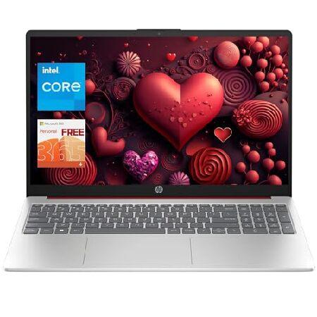 hp 15.6インチポータブルノートパソコン 1年間のMicrosoft 365、Intelクアッド...