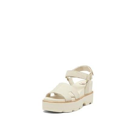 Sorel レディース Joanie lV アンクルストラップ ウェッジサンダル, チョーク、チョー...