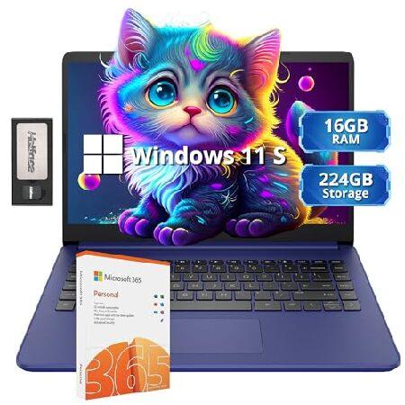 HP Stream 14" HD Lightweight Laptop, Intel Celeron...