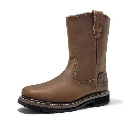 NORTIV 8 Steel Toe Work Boots for Men - Waterproof...