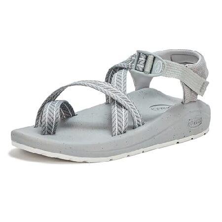 Chaco Men's CUSHZ Toe-Loop Sandal, Frond Cement Gr...