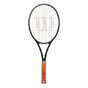 Wilson RF 01 Pro ガットング パフォーマンス テニスラケット - グリップサイズ 4-4 1/2インチ、センセーション付き 16 ナチュラル ミッドレンジテンション。