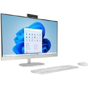 HP All in One Desktop Computer 27 Inch Touchscreen, Intel 12-core Ultra 7 155U (Up to 4.8 GHz), 64GB DDR5, 2TB SSD, Wi-Fi 6, Windows 11 Pro ＆ MS Offi