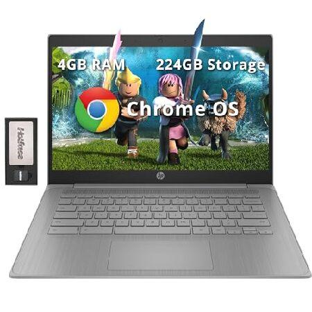 HP Chromebook 14" HD Laptop, Intel Celeron N4120, ...