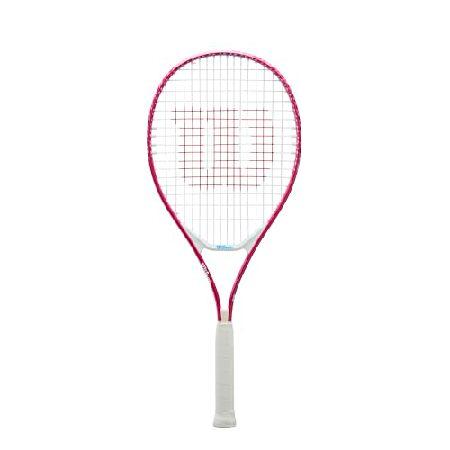 Wilson Ultra Power 25インチ ジュニア レクリエーションテニスラケット - ピン...