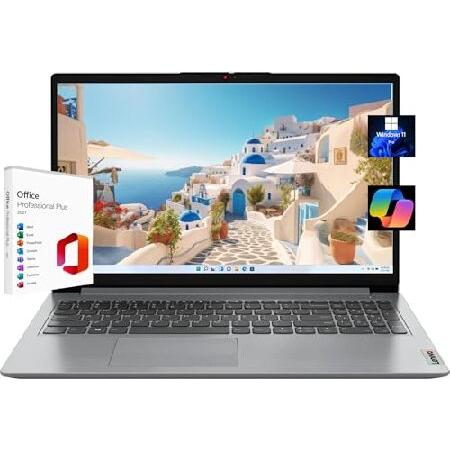 Lenovo Ideapad 1i 15.6" FHD Touchscreen Laptop, wi...