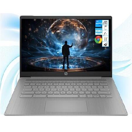 HP Chromebook with Gemini-AI Chrome OS | 14" HD Sc...