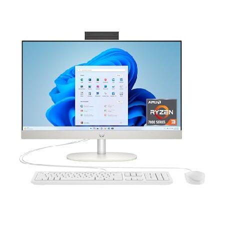 HP 23.8インチオールインワンデスクトップPC、FHDタッチスクリーン、AMD Ryzen 3 ...