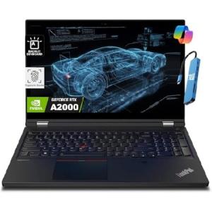 Lenovo ThinkPad P15 モバイルワークステーション (15.6インチ FHD、NVIDIA RTX A2000 4GB、Intel 8-Core i7-11850H、128GB RAM、4TB SSD)、エンジニア、デザイ