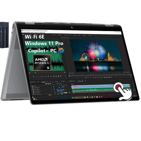 HP OmniBook X Flip 16" 2K Touchscreen 2-in-1 Copil...