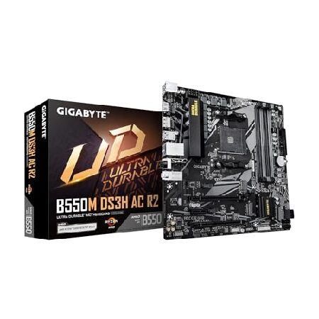 GIGABYTE B550M DS3H AC R2 AMD AM4 マザーボード、Micro-ATX...