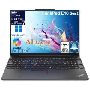 Lenovo ThinkPad E16 Gen 3 Business Laptop Computer, Intel 16-Core Ultra 7 255H (Beat i9-13900H), 32GB DDR5 RAM, 1TB PCIe SSD, 16