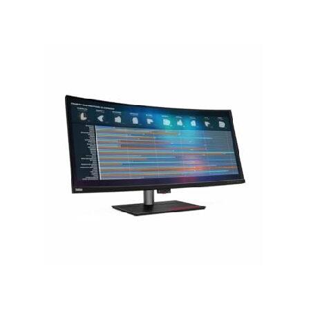Lenovo ThinkVision P40w-20 アセットタグ付き、40インチ UHD (512...