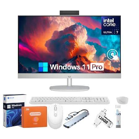 HP Touchscreen All-in-One Desktop Computer, 27" FH...