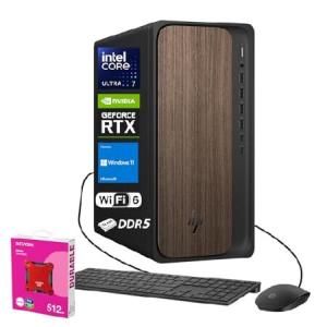 HP 2025 OmniDesk Business Desktop 次世代AI PC、Intel Core Ultra 7 265、NVIDIA GeForce RTX 5060、64GB DDR5 RAM、8TB SSD KB ＆ Mouse、HDMI、DP、Win 11 H