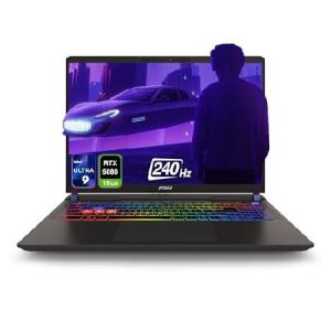 MSI Vector 16 HX AI Gaming Laptop, Intel Ultra 9-275HX, 64 GB DDR5 RAM, 1 TB PCIe SSD, 16