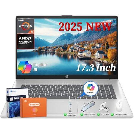 HP 2025 17 Inch Laptop, 17.3" Full HD IPS Anti-Gla...