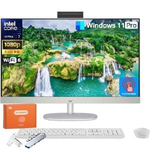 HP All in One Desktop Computer 27 Inch, Intel Ultra 7-155U(Up to 4.8 GHz), 27