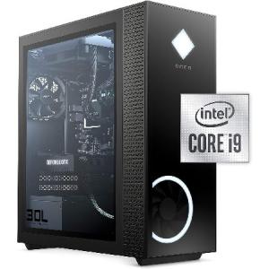 HP OMEN Gaming Desktop PC, Intel Core i9-10850K Processor (10 Cores, Up to 5.2GHz), NVIDIA GeForce RTX 3090 24GB, 64GB DDR4 RAM, 1TB PCIe SSD, Wi-Fi 6