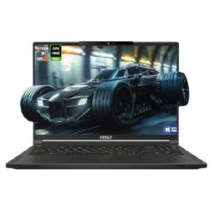 MSI Creator A16 AI+ ゲーミングノートパソコン AMD Ryzen AI 9-365 32GB LPDDR5x RAM 2TB PCIe SSD 16インチ QHD+ (2560x1600) ディスプレイ Nvidia G-Force RT