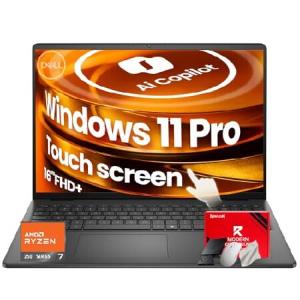Dell Inspiron 16 タッチスクリーンノートパソコン - Intel 10-Core 7 150U - 16インチ FHD+ディスプレイ - AI搭載ビジネス - コピーパイロットキー、指紋リーダ