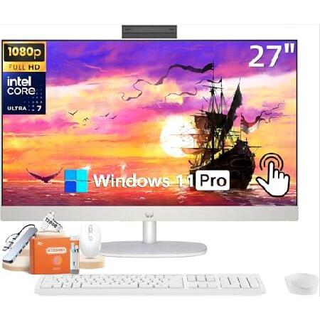 HP 27 inch All-in-One Touchscreen Desktop Computer...